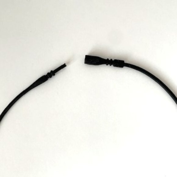 Black Choker Necklace with Purple Heart Pendant - Picture 5 of 5